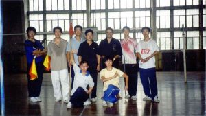 Sifu Fertal at the University of Beijing Kung Fu Dept., Beijing, China, Sept. 2000